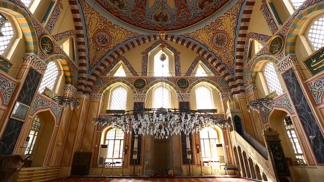 Istanbul Ottoman Grand Kasimpasa Mosque Interior
