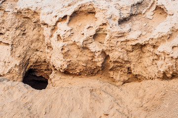 Historical caves in the Oman