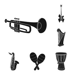 Vector illustration of music and tune logo. Set of music and tool vector icon for stock.