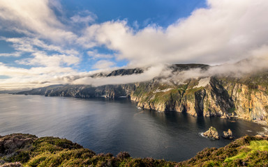 Naklejka premium Famous cliffs of Slieve League, County Donegal, Ireland
