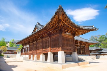한국의 세계 문화 유산 동양 건축물 백그라운드 사진