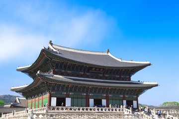 한국의 세계 문화 유산 동양 건축물 백그라운드 사진
