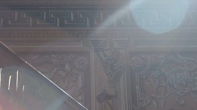 Istanbul Ottoman Cihangir Mosque Minber Ornaments and Flare