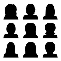 Vector set of people icons