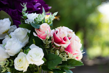Beautiful rose of artificial flowers, Artificial Pastel rose flowers