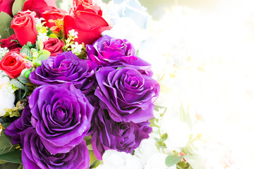 Beautiful rose of artificial flowers, Artificial Pastel rose flowers