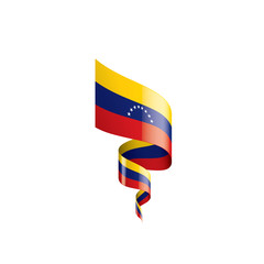 Venezuela flag, vector illustration on a white background