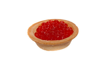 caviar isolated on white background
