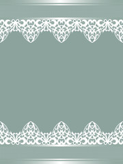 borders with floral pattern