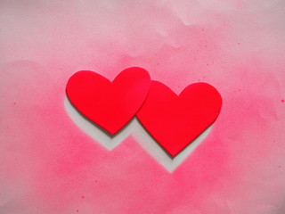 Red LOVE Valentine symbol heart