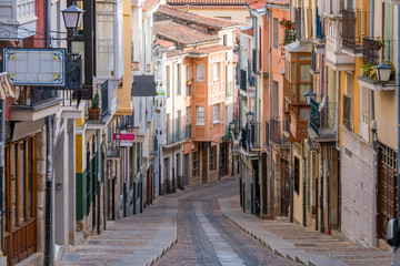 Fototapeta premium beautiful balboraz street of zamora, Spain