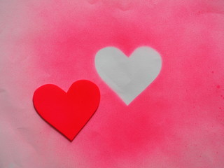 Red LOVE Valentine symbol heart