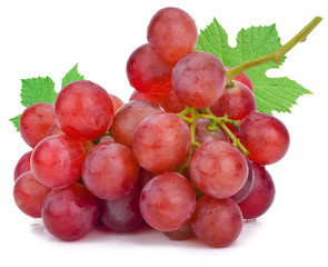 grapes isolated on white background