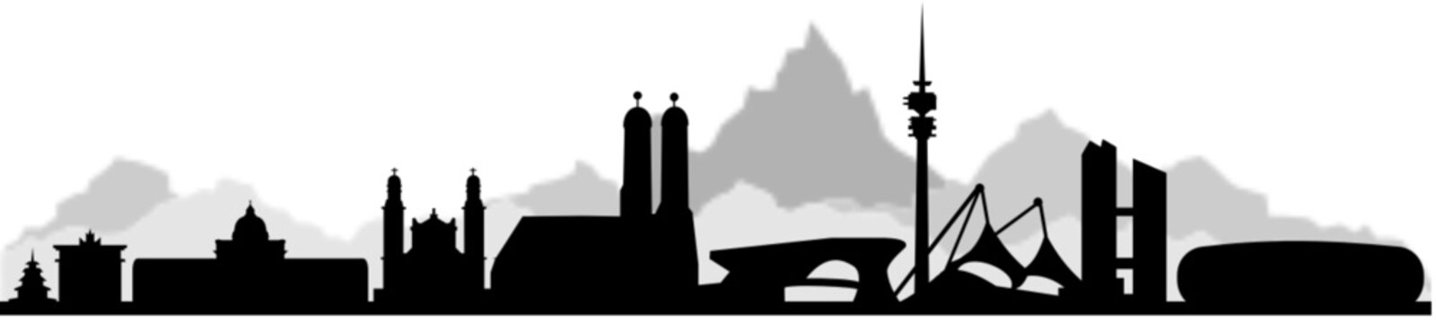 Munich Skyline Cityscape