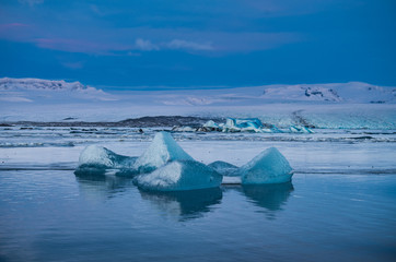 Clacier in Iceland - Fjallsárlón Iceberg nr 1