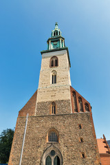 Fototapeta na wymiar The Church of St. Mary in Berlin, Germany.
