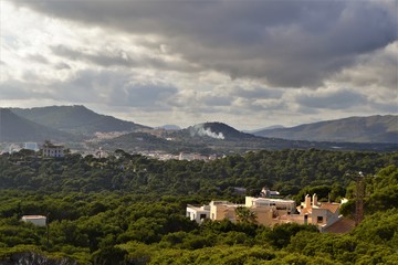 Fototapeta na wymiar Landschaft in Spanien