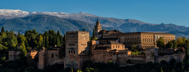 Fototapeta na wymiar L'Alhambra de Grenade, Andalousie, Espagne