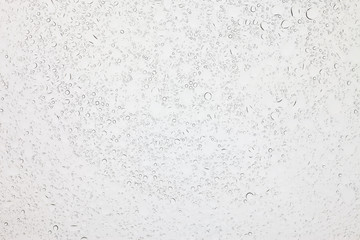 Rain droplets on glass background, Water drops on glass.