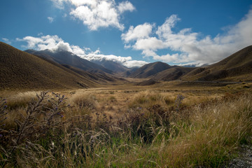 Mountain landscape, Lake Tekapo, New Zealand