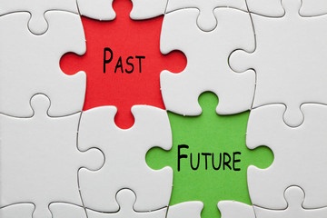 Fototapeta premium Past Future Concept