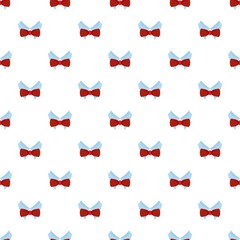 Bow tie shirt pattern seamless vector repeat for any web design