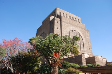 Obraz premium The impressive Voortrekker Monument on the outskirts of Pretoria in South Africa