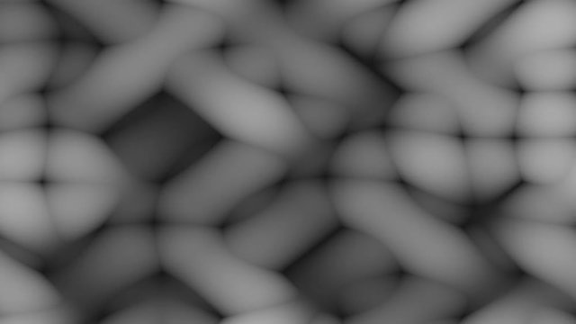 Black and white bokeh background flare shapes looks like liquid metal pipe or hearts vessel