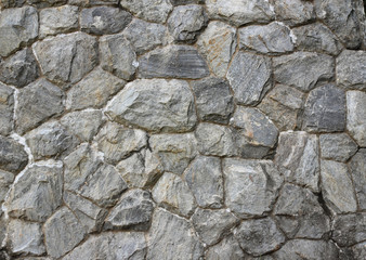 Stone wall as a background or texture.