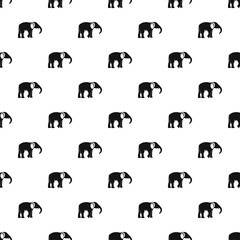 Elephant pattern vector seamless repeating for any web design