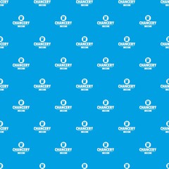 Chancery pattern vector seamless blue repeat for any use