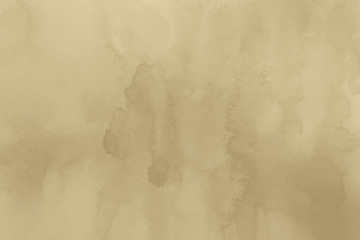 Gold luxury ink and watercolor textures on white paper background. Paint leaks and ombre effects. Hand painted vintage texture.