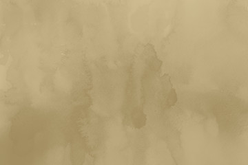 Gold luxury ink and watercolor textures on white paper background. Paint leaks and ombre effects. Hand painted vintage texture.