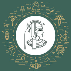 Ancient Egypt collection - gods, deities and mythological creatures from Egyptian mythology and religion, sacred animals, symbols, architecture, and sculpture.