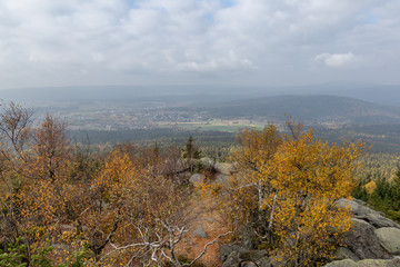 Fototapeta premium Fichtel Mountains in Bavaria