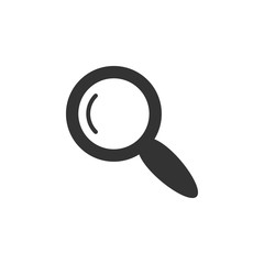 Magnifying glass graphic icon design template