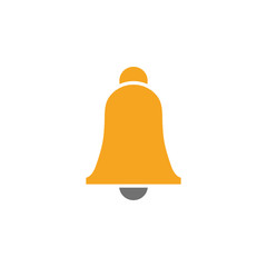 Bell notification graphic icon design template illustration