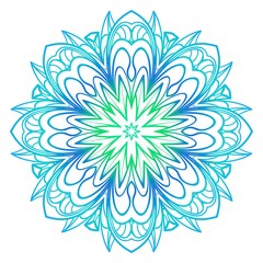 Hand drawn background with Mandala. Vector decorative elements. Arabic, Indian, ottoman motifs.