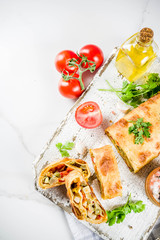 Vegetable savory strudel