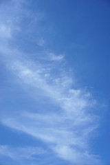 Fototapeta premium Blue skies and white clouds background. 