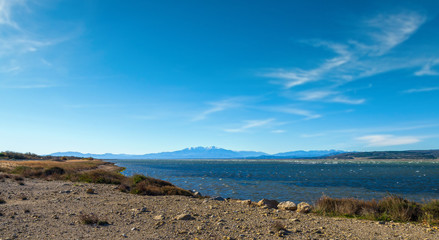 Mont Canigou,Occitanie depuis Leucate.