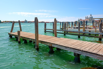 Fototapeta premium Piers in Venice