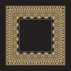 Geometrical rectangular ornament.