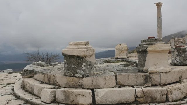 The archaeological site of Sagalassos in Turkey, downtown
