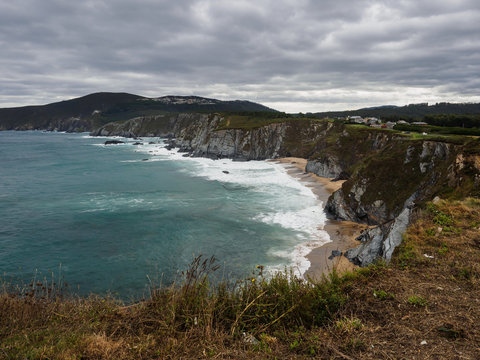 Acantilado de la costa gallega - Espasante