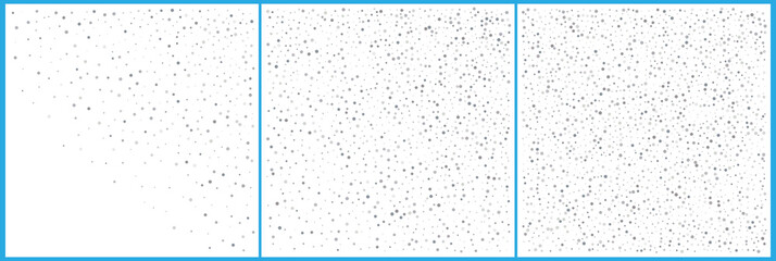 Silver polka dot confetti celebrations. Simple festive modern de