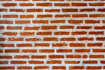 Red brick wall background pattern