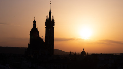Fototapeta premium Summer Sundown in cracow