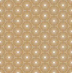 Seamless geometric pattern based on Japanese ornament Kumiko