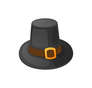 Holiday Clothing Thanksgiving Hat Icon Vector